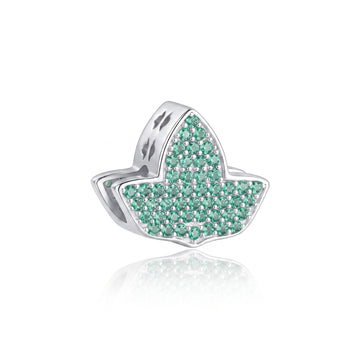 AKA Green Ivy Silhouette Charm Sterling Silver (Fits Pandora)