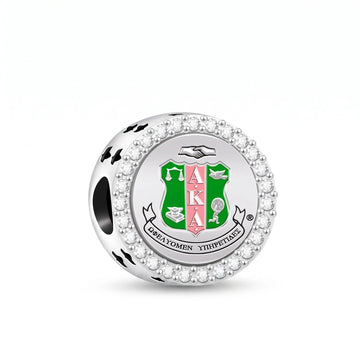 AKA Shield Sterling Silver Charm (Fits Pandora)