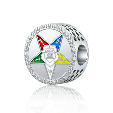 Order of the Eastern Star Charm - Silver Plated