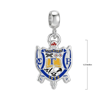 SGRHO Silver Shield Charm
