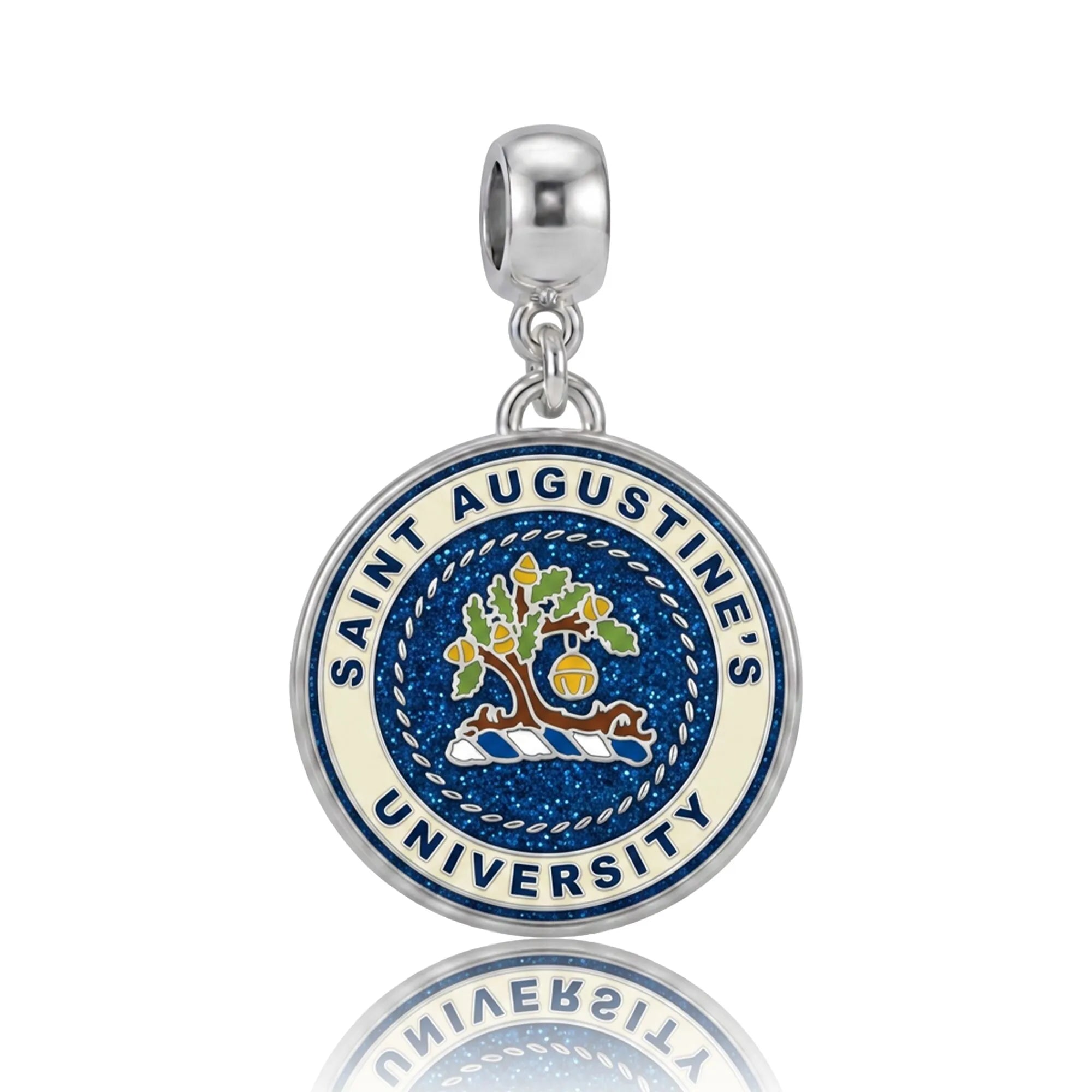 St Augustine's University Seal Charm