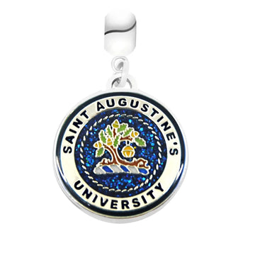 St Augustine's University Seal Charm - Gratia Pearl