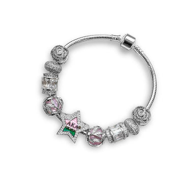 AKA Silver Star Statement Charm (Fits Pandora)