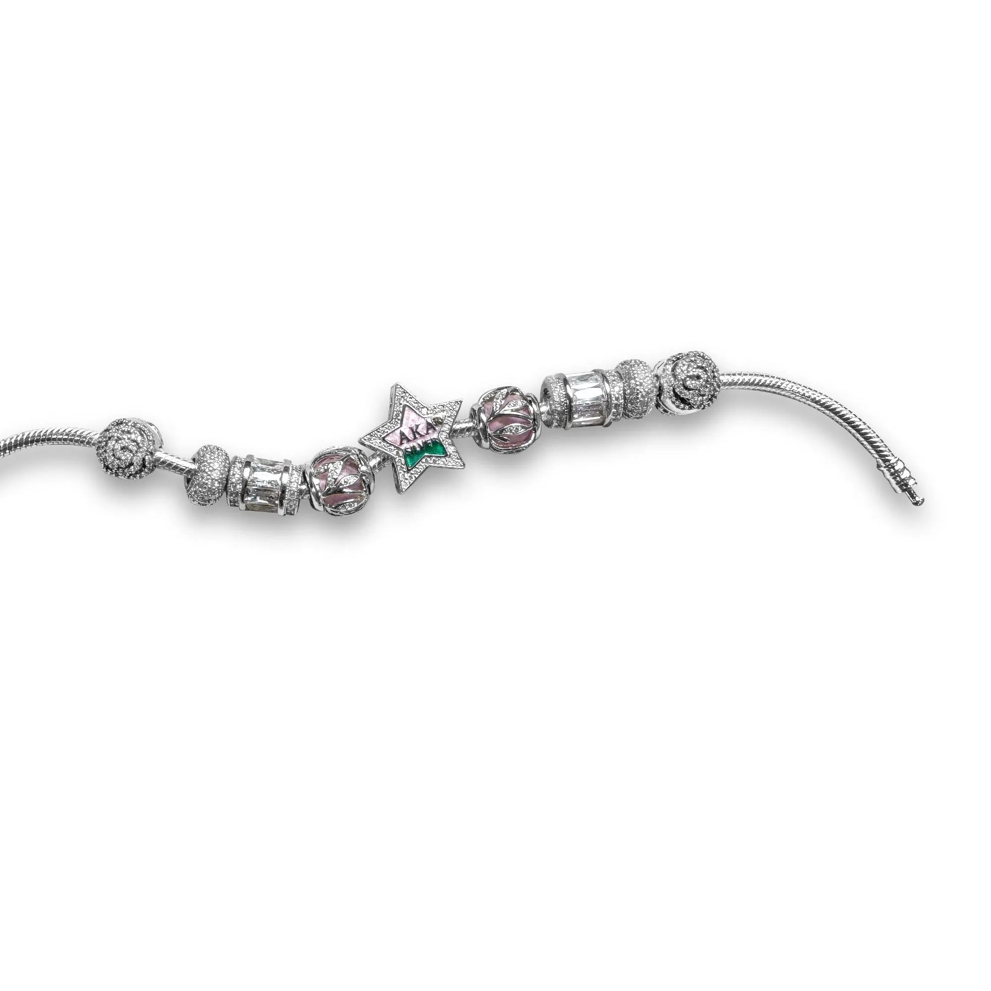 AKA Silver Star Statement Charm (Fits Pandora)