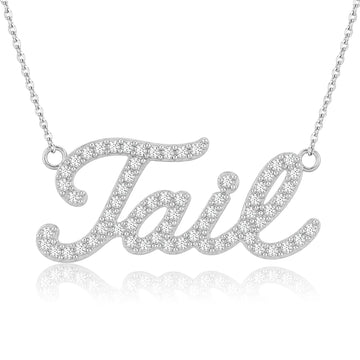 Tail Pavé Necklace