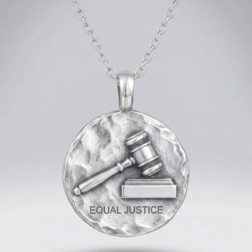 Thurgood Marshall “Equal Justice” Medallion Necklace