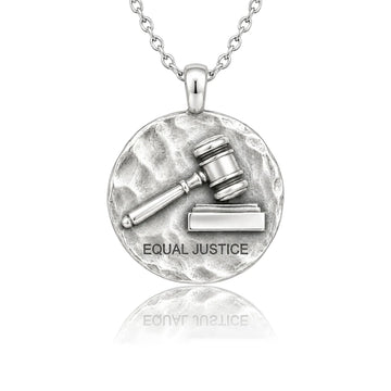 Thurgood Marshall “Equal Justice” Medallion Necklace