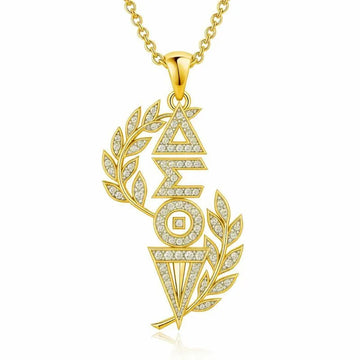 ΔΣΘ Torch of Wisdom Gold Vermeil Pendant (Chain Sold Separately)- Delta Sigma Theta