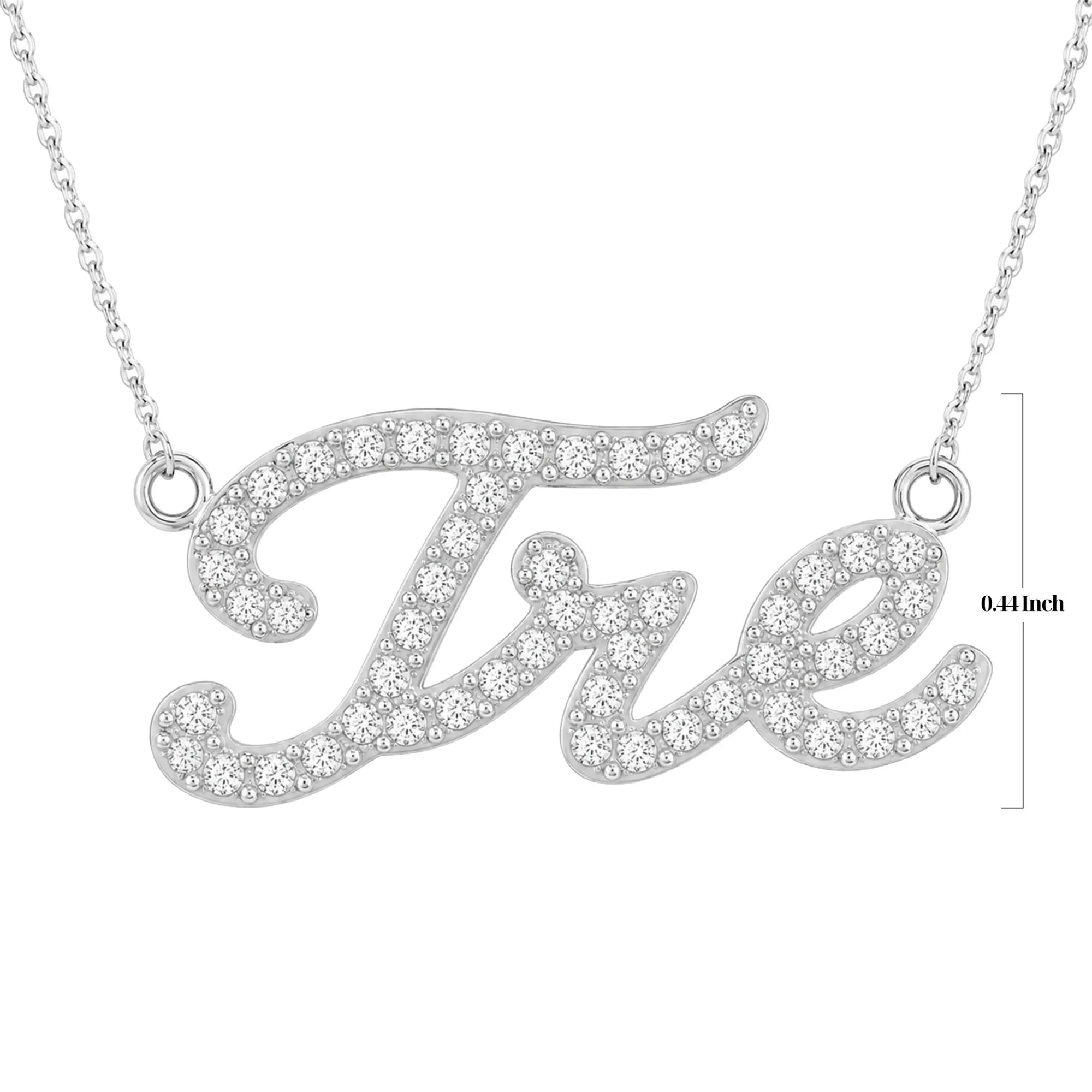 Tre Pavé Necklace
