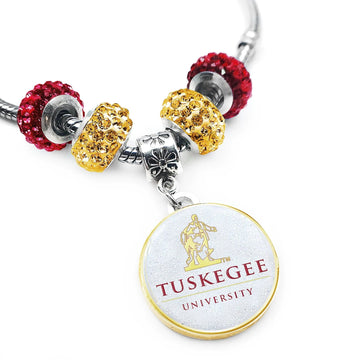 Tuskegee University Charm Bracelet - Gratia Pearl