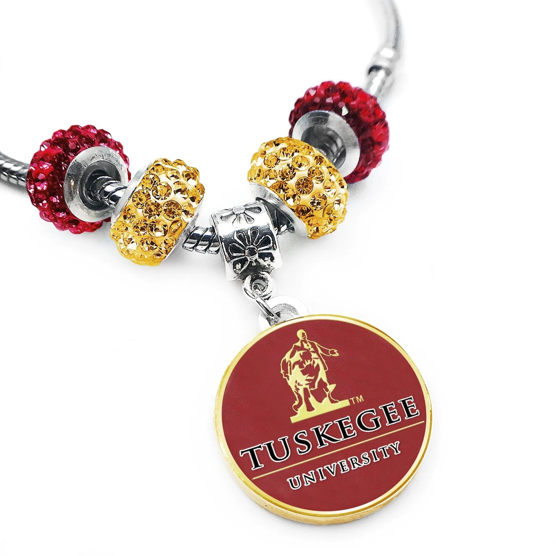Tuskegee University Charm Bracelet - Gratia Pearl