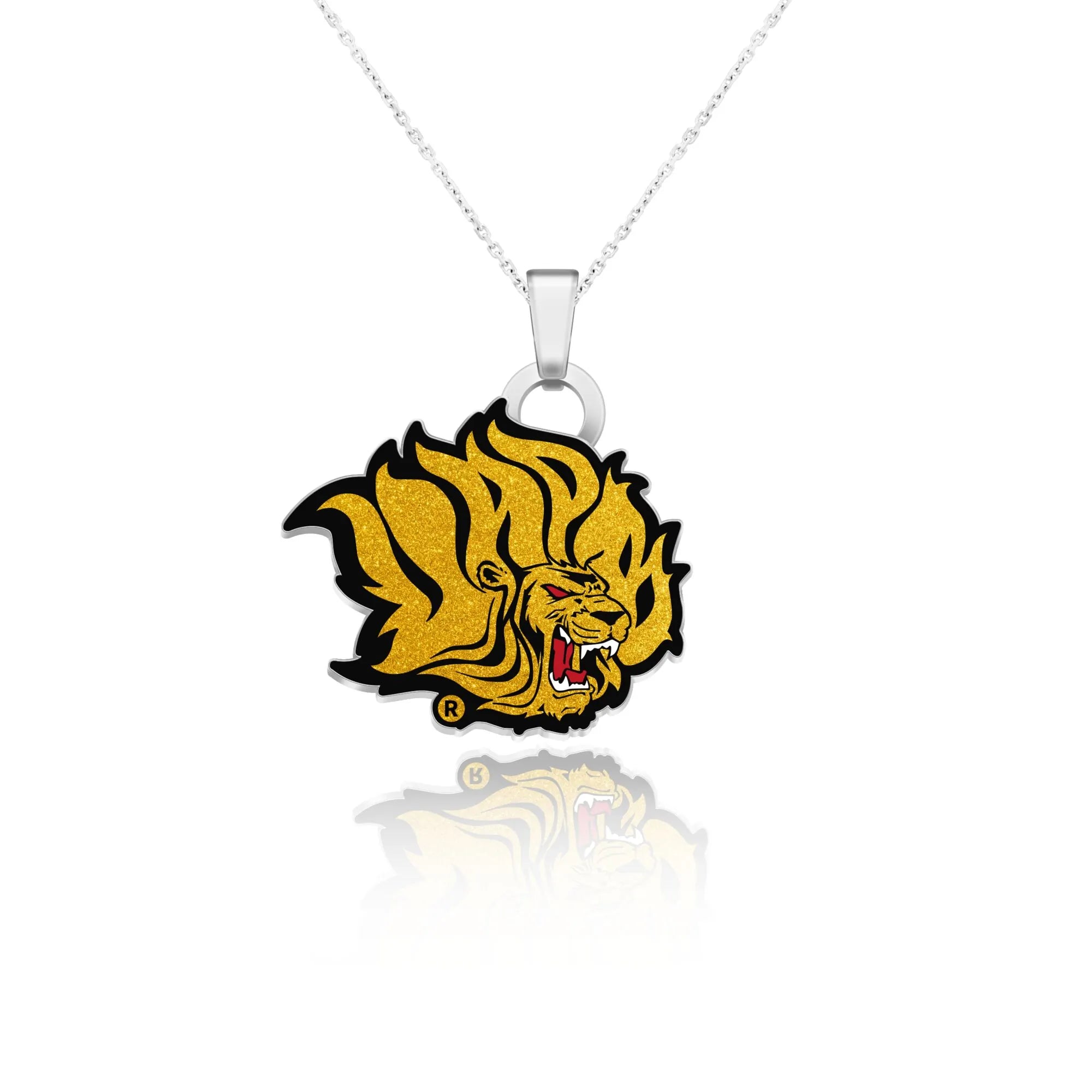 University of Arkansas at Pine Bluff Golden Lions Pendant with Chain