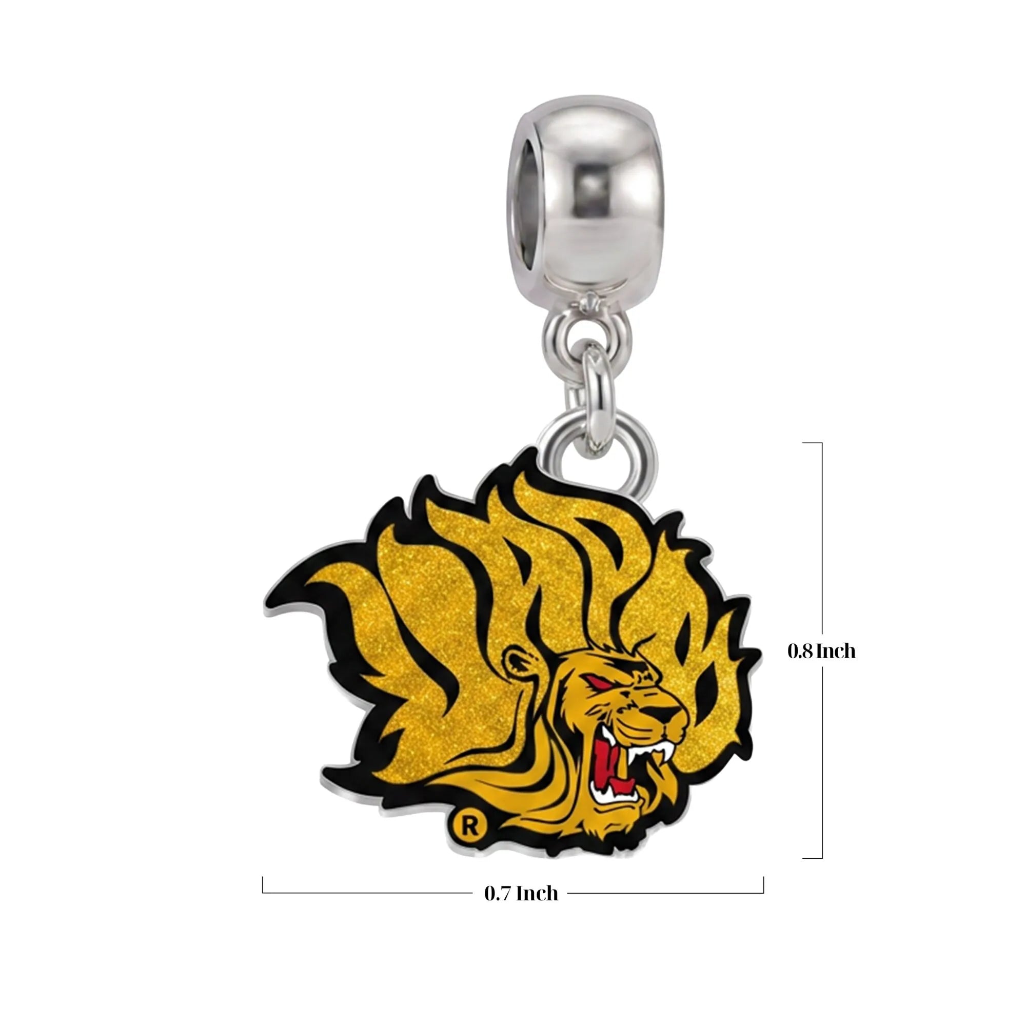 University of Arkansas at Pine Bluff Golden Lions Charm