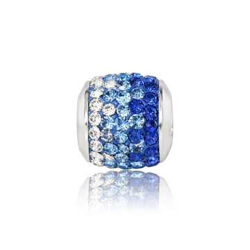 Wide Fireball-Blue Ombre Charm