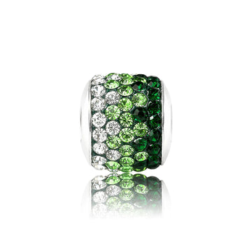 Wide Fireball-Green Ombre Charm
