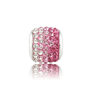 Wide Fireball-Pink Ombre Charm