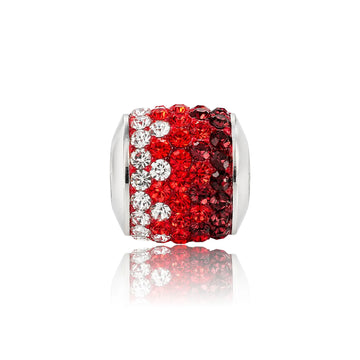 Wide Fireball-Red Ombre Charm