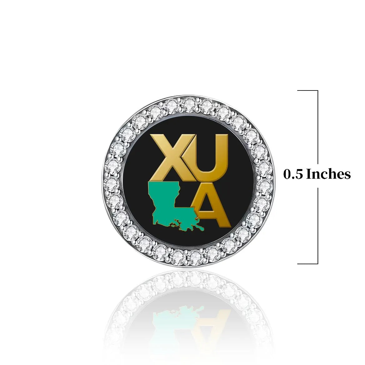 Xavier University of Louisiana Sterling Silver Charm (Fits Pandora)