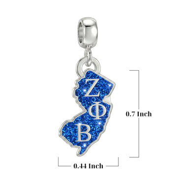 Zeta Phi Beta New Jersey Charm