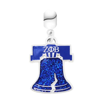ΖPhiB 2022 Boule Liberty Bell Charm - Gratia Pearl
