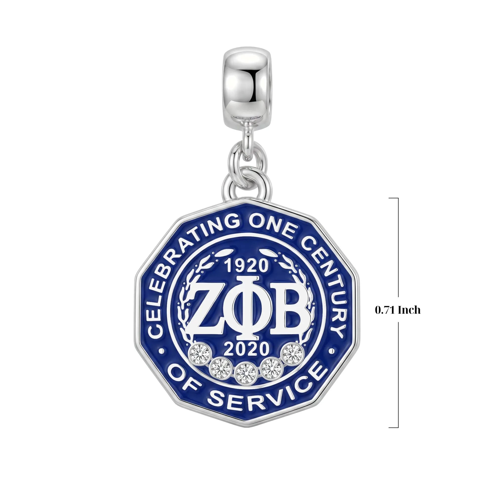 ΖPhiB Centennial Charm
