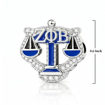 ZPHIB Justice Scale Sterling Silver Charm For Law Professionals (Fits Pandora)