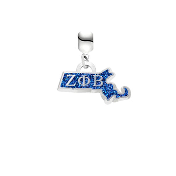 Zeta Phi Beta Massachusetts Charm - Gratia Pearl
