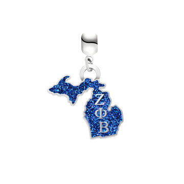 Zeta Phi Beta Michigan Charm - Gratia Pearl