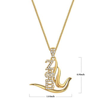 ZPhiB Dove Gold Pendant (Chain Sold Separately)