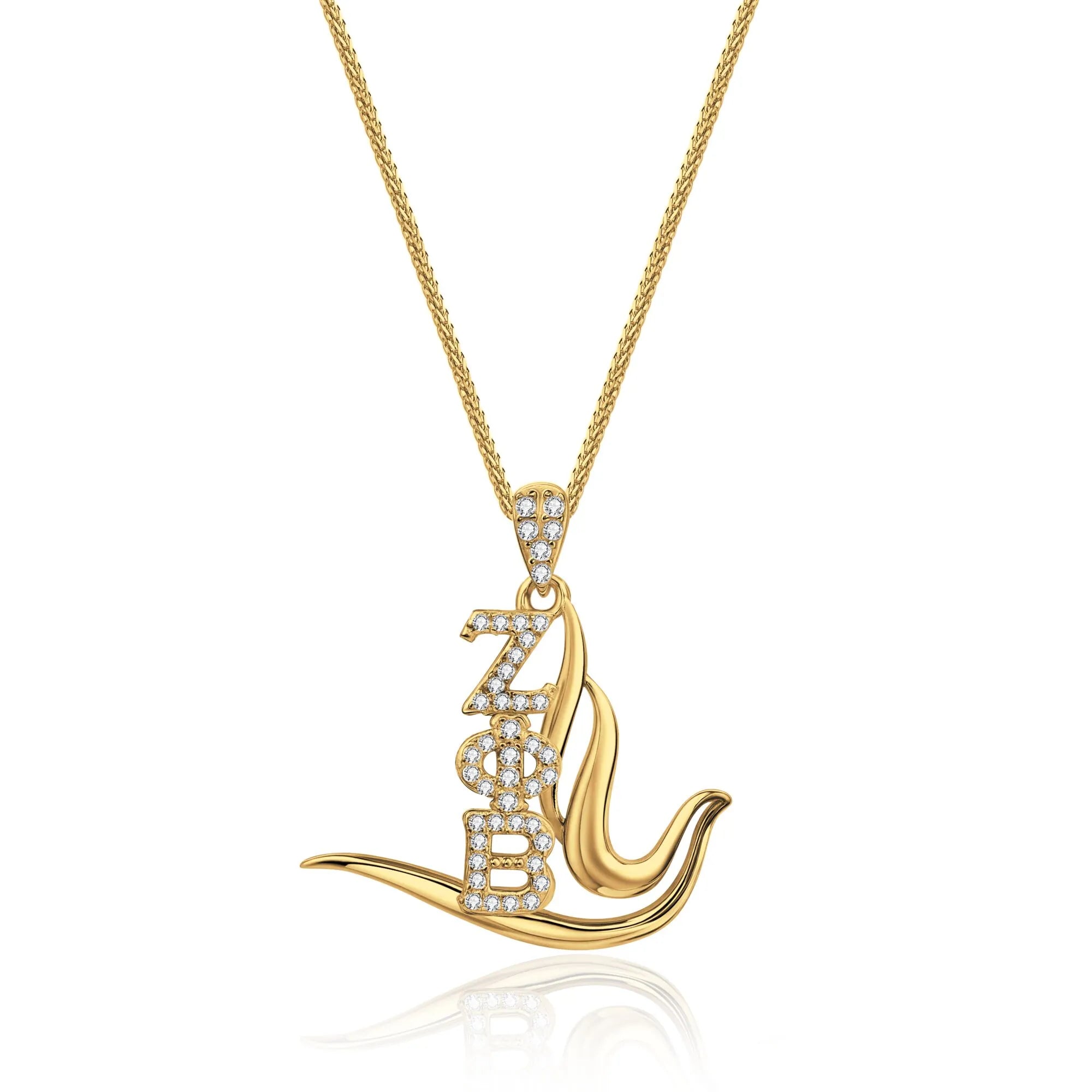ZPhiB Dove Gold Pendant (Chain Sold Separately)