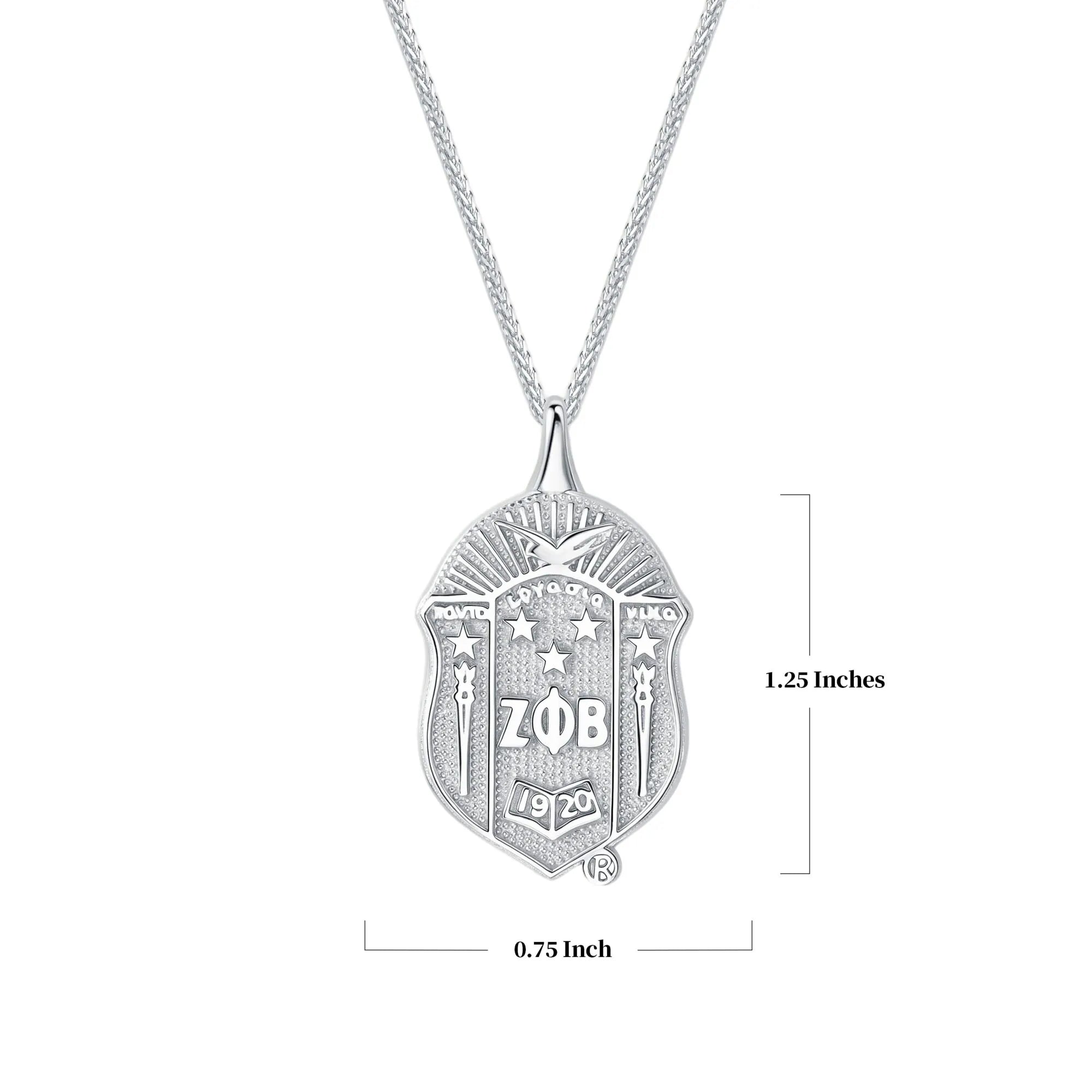 ZPHIB Shield Pendant (Chain Sold Separately)