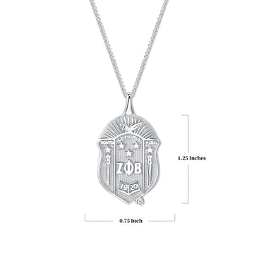 ZPHIB Shield Pendant (Chain Sold Separately)