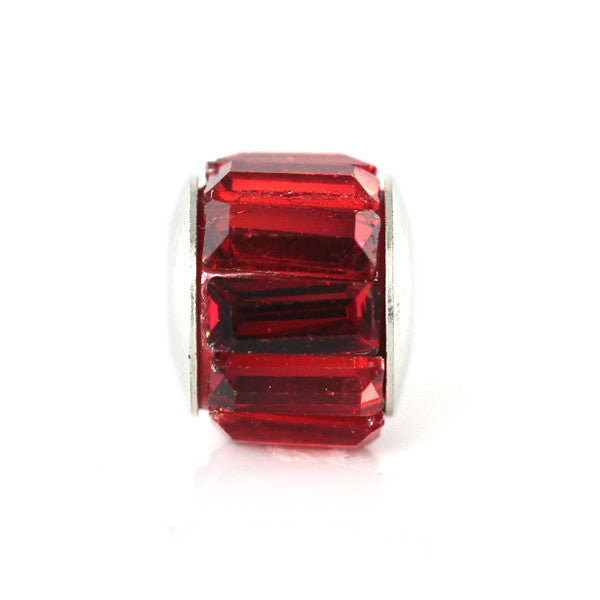 Red Long Crystal Charm