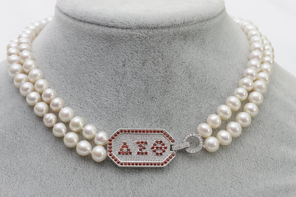 Diva Pearl Necklace-Double Strand