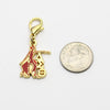 Fortitude Lady Gold Charm ( Dime Size )