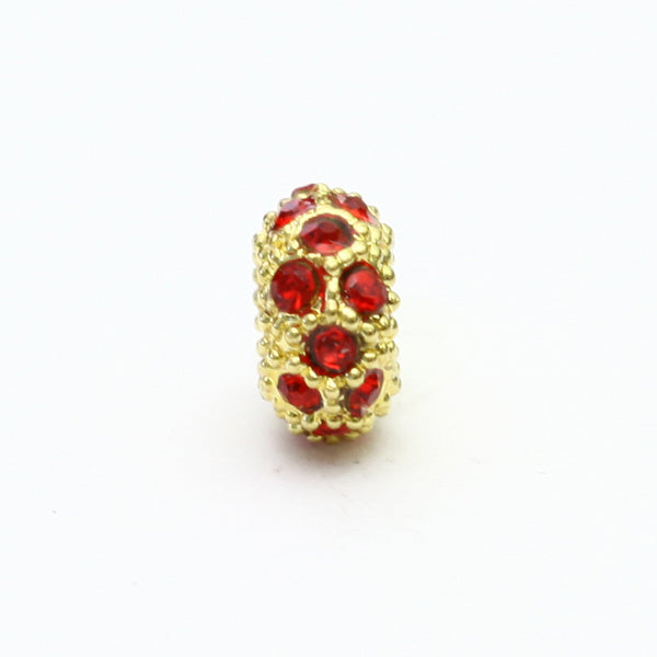Red and Gold Polka Dot Charm