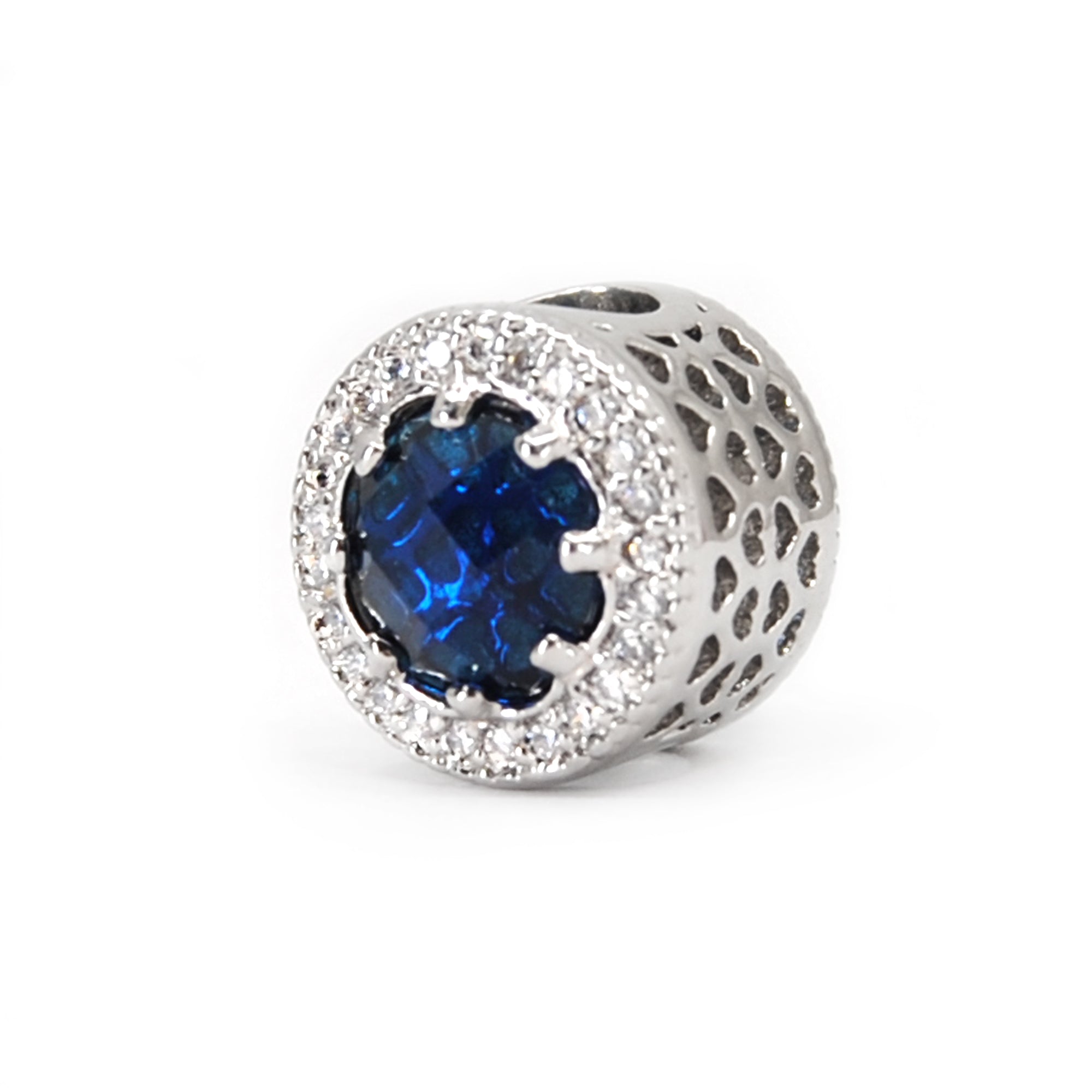 Fancy Blue Radiant Charm - Gratia Pearl