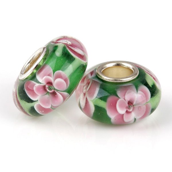 Pink Green Murano Glass - Gratia Pearl